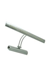 CGC Lighting 'Kat' LED Satin Nickel Wall Light With Switch in Silver - thumbnail 1