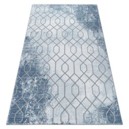 RugsX Valencia Rug in Blue - Size: 80 cm x 150 cm - thumbnail 1
