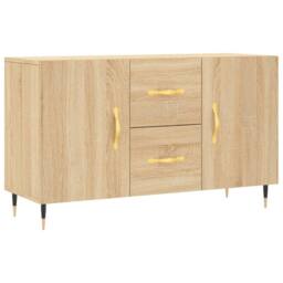 Berkfield Home Sideboard Sonoma Oak 100x36x60 cm Engineered Wood in Brown - Size: 100 x 36 x 60 cm - thumbnail 1
