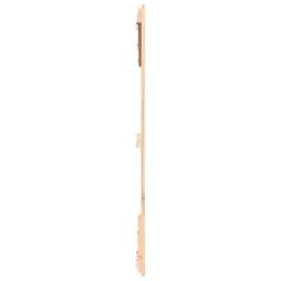 Berkfield Home Wall Headboard 166x3x110 cm Solid Wood Pine in Natural - Size: 166 x 3 x 110 cm - thumbnail 5