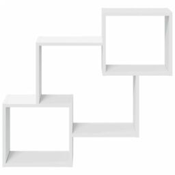 Berkfield Home Wall Cabinet 78x18x71 cm White Engineered Wood - Size: 78 x 18 x 71 cm - thumbnail 4