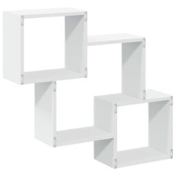 Berkfield Home Wall Cabinet 78x18x71 cm White Engineered Wood - Size: 78 x 18 x 71 cm - thumbnail 6