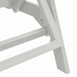 Berkfield Home Sun Loungers 2 pcs White 162x53x98.5 cm HDPE - thumbnail 8