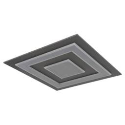 Netlighting Jayden 60cm Semi Flush Ceiling Light Anthracite LED 3000K in Grey - thumbnail 2