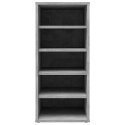 Berkfield Home Shoe Cabinet Concrete Grey 31.5x35x70 cm Engineered Wood - thumbnail 5