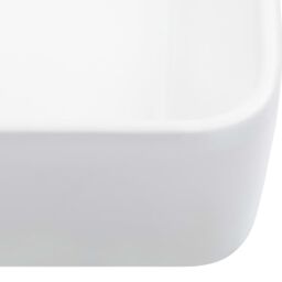 Berkfield Home Wash Basin 40x30x13 cm Ceramic White - Size: 40 x 30 x 13 cm - thumbnail 5