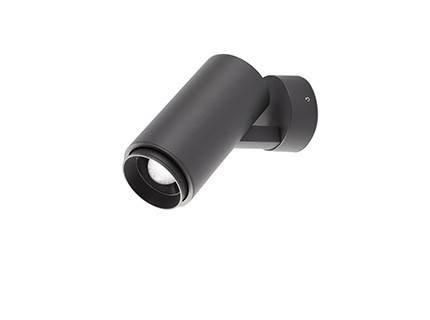 Netlighting Plom Outdoor Wall Spotlight 7W 3000K IP54 in Black - image 1