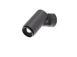 Netlighting Plom Outdoor Wall Spotlight 7W 3000K IP54 in Black - thumbnail 1