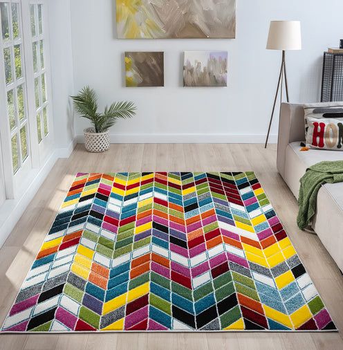 Ultimate Rug Collection Spectra Carved Heatset Rug - Size: 80 cm x 150 cm - image 1