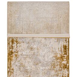 The Rug Shop UK Gold Modern Abstract Luxurious Easy To Clean Latex Back Area Rug - Size: 240 cm x 340 cm - thumbnail 7