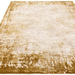 The Rug Shop UK Gold Modern Abstract Luxurious Easy To Clean Latex Back Area Rug - Size: 240 cm x 340 cm - thumbnail 3