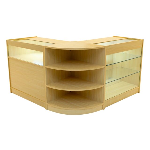 Monstershop Demeter LED Shop Counter Set K900, B900 & LM60 - Maple in Beige - image 1