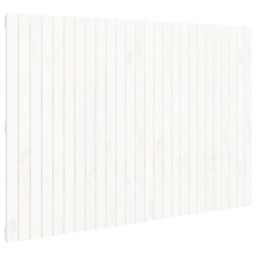 Berkfield Home Wall Headboard White 166x3x110 cm Solid Wood Pine - Size: 166 x 3 x 110 cm - thumbnail 2