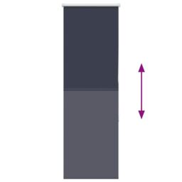 Berkfield Home Roller Blind Blackout Marine 40x130 cm Fabric Width 35.7 cm Polyester in Blue - thumbnail 5
