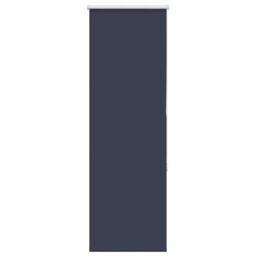Berkfield Home Roller Blind Blackout Marine 40x130 cm Fabric Width 35.7 cm Polyester in Blue - thumbnail 1