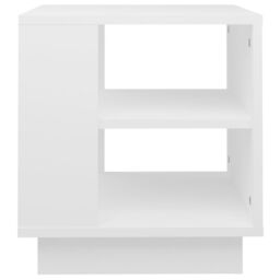 Berkfield Home Coffee Table White 40x40x43 cm Engineered Wood - Size: 40 x 40 x 43 cm - thumbnail 5