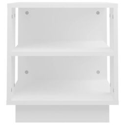 Berkfield Home Coffee Table White 40x40x43 cm Engineered Wood - Size: 40 x 40 x 43 cm - thumbnail 6
