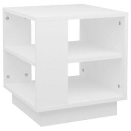 Berkfield Home Coffee Table White 40x40x43 cm Engineered Wood - Size: 40 x 40 x 43 cm - thumbnail 2