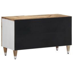 Berkfield Home TV Cabinet 80x31.5x46 cm Solid Wood Mango in Brown - thumbnail 5