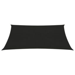 Berkfield Home Sunshade Sail 160 g/m ² Black 3.5x4.5 m HDPE - thumbnail 2