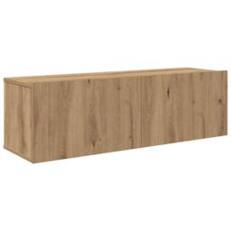Berkfield Home Classic 4 Piece TV Cabinet Set Wall-mounted Artisan Oak Engineere - thumbnail 6