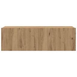 Berkfield Home Classic 4 Piece TV Cabinet Set Wall-mounted Artisan Oak Engineere - thumbnail 9