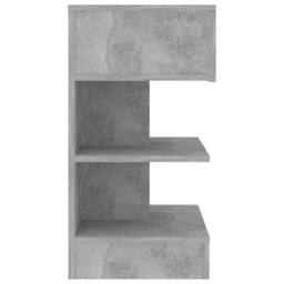 Berkfield Home Bedside Cabinets 2 pcs Concrete Grey 40x35x65 cm - Size: 40 x 35 x 65 cm - thumbnail 7