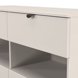 Ready Assembled 2 U Norway 4 Drawer Midi Chest (Ready Assembled) in Taupe - Size: Large - thumbnail 4
