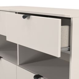 Ready Assembled 2 U Norway 4 Drawer Midi Chest (Ready Assembled) in Taupe - Size: Large - thumbnail 5
