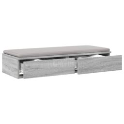 Berkfield Home Bed Drawers Grey Sonoma 100x36, 5x16, 5 cm Engineered Wood - thumbnail 3