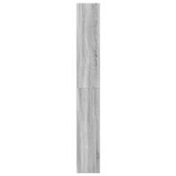 Berkfield Home Decorative Bookcase Grey Sonoma 40x24x176 cm Engineered Wood - Size: 40 x 24 x 176 cm - thumbnail 5