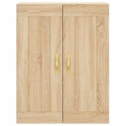 Berkfield Home Wall Mounted Cabinet Sonoma Oak 69.5x34x90 cm Engineered Wood in Light Tan - thumbnail 7