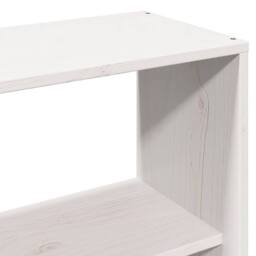 Berkfield Home Bookcase Bed without Mattress White 160x200cm Solid Wood Pine - Size: 160x200 cm - thumbnail 9