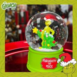 VFM e-Store Grinch Christmas Snow Globe Festive Ornament 10cm x 8cm Green X 1 - Size: 10 cm x 8 cm - thumbnail 3