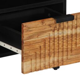 Berkfield Home TV Cabinet 100x33, 5x46 cm Solid Wood Acacia in Brown - thumbnail 7