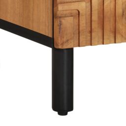 Berkfield Home TV Cabinet 100x33, 5x46 cm Solid Wood Acacia in Brown - thumbnail 8