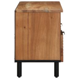 Berkfield Home TV Cabinet 100x33, 5x46 cm Solid Wood Acacia in Brown - thumbnail 5