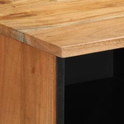 Berkfield Home TV Cabinet 100x33, 5x46 cm Solid Wood Acacia in Brown - thumbnail 6