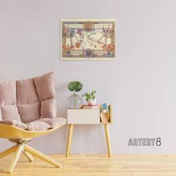 "Artery8 Map Webb 1937 British Empire Canvas Wall Art Print - Size: W24"" x H32""" - thumbnail 3