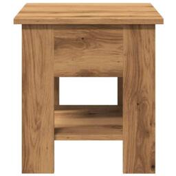 Berkfield Home Coffee Table Artisan Oak 40x40x42 cm Engineered Wood in Brown - Size: 40 x 40 x 42 cm - thumbnail 4