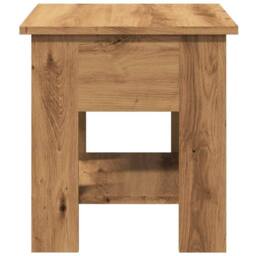 Berkfield Home Coffee Table Artisan Oak 40x40x42 cm Engineered Wood in Brown - Size: 40 x 40 x 42 cm - thumbnail 5