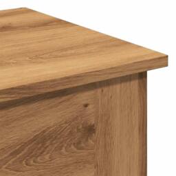 Berkfield Home Coffee Table Artisan Oak 40x40x42 cm Engineered Wood in Brown - Size: 40 x 40 x 42 cm - thumbnail 7