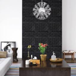 Berkfield Home 3D Wallpaper Bricks Self-adhesive 10 pcs Black - thumbnail 2