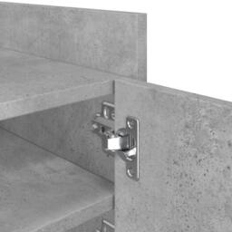 Berkfield Home TV Cabinet Concrete Grey 80x35x40 cm Engineered Wood - Size: 80 x 35 x 40 cm - thumbnail 9