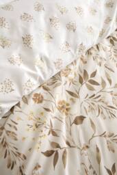 Catherine Lansfield Isadora Floral Reversible Duvet Cover Set in Natural - Size: Double - thumbnail 4