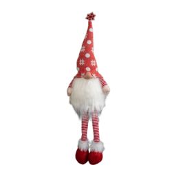 Samuel Alexander 69cm Battery Operated Christmas Gonk Decoration with Dangly legs in Red - thumbnail 8