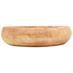 Berkfield Home Durable Countertop Basin Brown Oval 59x40x15 cm Ceramic - Size: 59 x 40 x 15 cm