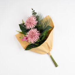Scottish Everlastings Ltd 78cm Pink Chrysanthemum Bouquet - thumbnail 2