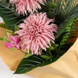 Scottish Everlastings Ltd 78cm Pink Chrysanthemum Bouquet - thumbnail 3