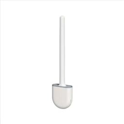Nes Home Silicone Toilet Brushes with Wall Mounted Toilet Brush Holder White
